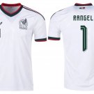adult & kids Mexico National Soccer Team Uniform 1 Rangel Jersey Away Stadium 2026 White Activewear