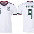 adult & kids Mexico National Team Soccer Uniform 9 Jimenez Jersey Away Stadium 2026 White Activewear