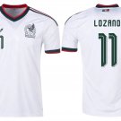 adult & kids Mexico National Team Soccer Uniform 11 Lozano Jersey Away Stadium 2026 White Activewear