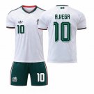 adult & kids Mexico Soccer Uniform suit 10 Alexis Vega Jersey set Away 2026 White Activewear kit