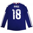 adult unisex Japan National Soccer Uniform 18 Ayase Ueda Jersey Home Stadium 2026 Blue Long-Sleeve
