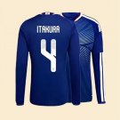 adult unisex Japan National Soccer Uniform 4 Kou Itakura Jersey Home Stadium 2026 Blue Long-Sleeve