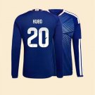 adult unisex Japan National Team Soccer Uniform 20 Takefusa Kubo Jersey Home 2026 Blue Long-Sleeve