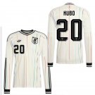 adult unisex Japan National Team Soccer Uniform 20 Takefusa Kubo Jersey Away 2026 White Long-Sleeve