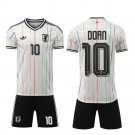adult & kids Japan National Soccer Uniform suit 10 Ritsu Doan Jersey set 2026 Away Activewear kit
