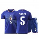 adult & kids Japan Soccer Team Uniform suit 5 Hidemasa Morita Jersey set 2026 Home Activewear kit