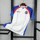 adult unisex Haiti National Soccer Team Uniform Blank Jersey Away Stadium 2026 White Activewear