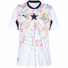 adult unisex Ghana National Soccer Team Uniform Blank Jersey Home Stadium 2026 White Activewear
