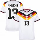 adult & kids Germany National Soccer Uniform 13 Felix Nmecha Jersey Home 2026 White Activewear