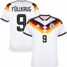 adult & kids Germany National Soccer Uniform 9 Niclas Füllkrug Jersey Home 2026 White Activewear