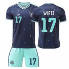 adult & kids Germany Soccer Team Uniform Suit 17 Florian Wirtz Jersey Set 2026 Away Activewear kit