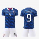adult & kids France National Soccer Uniform suit 9 GIROUD Jersey set Home 2026 Blue Activewear kit