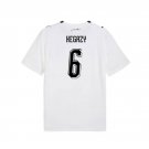 adult & kids Egypt National Team Soccer Uniform 6 HEGAZY Jersey Away Stadium 2026 White Activewear