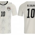 adult & kids Egypt National Soccer Uniform 10 Mohamed Salah Jersey Away 2026 Activewear White Shirt