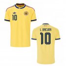adult & kids Curacao National Soccer Uniform 10 Leandro Bacuna Jersey Away 2026 Yellow Activewear
