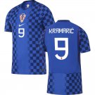 adult & kids Croatia National Soccer Uniform 9 Andrej Kramaric Jersey Away Stadium 2026 Activewear