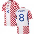 adult & kids Croatia National Soccer Uniform 8 Mateo Kovacic Jersey Home Stadium 2026 Red Activewear