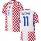 adult & kids Croatia National Soccer Team Uniform 11 BUDIMIR Jersey Home Stadium 2026 Red Activewear