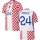 adult & kids Croatia National Soccer Team Uniform 24 PASALIC Jersey Home Stadium 2026 Red Activewear