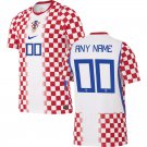 adult & kids Croatia National Soccer Uniform 00 custom name number Jersey Home 2026 Red Activewear