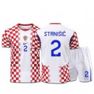 adult & kids Croatia Soccer Team Uniform suit 2 Josip Stanisic Jersey set 2026 Home Activewear kit