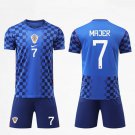 adult & kids Croatia National Soccer Uniform suit 7 Lovro Majer Jersey set 2026 Away Activewear kit