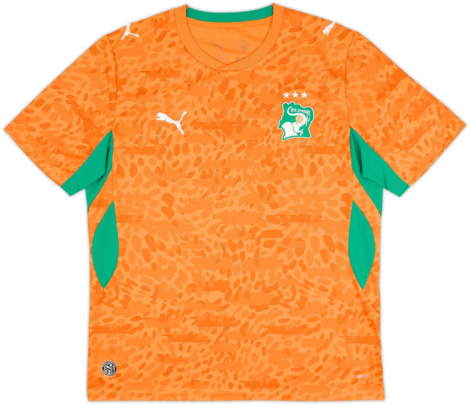 adult unisex C&Atilde;&acute;te D'Ivoire / Ivory Coast Soccer National Uniform Blank Jersey 2026 Home Activewear