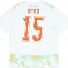 adult unisex Côte D'Ivoire / Ivory Coast Soccer Uniform 15 Amad Jersey Away 2026 White Activewear