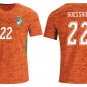 adult unisex C&Atilde;&acute;te D'Ivoire / Ivory Coast Soccer Uniform 22 Guessand Jersey 2026 Home Activewear