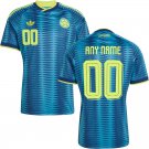 adult & kids Colombia National Soccer Uniform 00 Custom name number Jersey 2026 Away Activewear