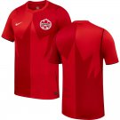 adult & kids Canada National Soccer Team Uniform Home 2026 Blank Jersey Red Activewear