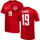 adult & kids Canada National Soccer Team Uniform 19 Alphonso Davies Jersey Home 2026 Red Activewear