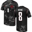 adult & kids Canada National Soccer Team Uniform 8 Ismael Kone Jersey Away 2026 Black Activewear