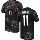 adult & kids Canada National Team Soccer Uniform 11 Ali Ahmed Jersey Away 2026 Black Activewear