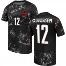 adult & kids Canada National Team Soccer Uniform 12 Tani Oluwaseyi Jersey Away 2026 Black Activewear