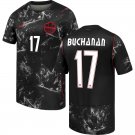 adult & kids Canada National Team Soccer Uniform 17 Tajon Buchanan Jersey Away 2026 Black Activewear