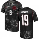 adult & kids Canada National Soccer Uniform 19 Alphonso Davies Jersey Away 2026 Black Activewear