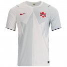 adult unisex Canada National Team Soccer Uniform Blank Jersey Third 2026 White Activewear