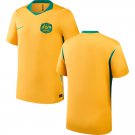 adult & kids Australia National Soccer Team Uniform Blank Jersey Home Stadium 2026 Yellow Activewear
