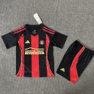 youth Atlanta United Soccer Uniform suit Blank Jersey set 2025 The Connector Black kids Shirt kit