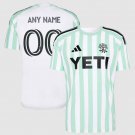 adult & kids Austin Soccer Uniform 00 Custom name number Jersey 2026 The Rooted White Activewear