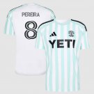 adult & kids Austin Soccer Uniform 8 Daniel Pereira Jersey 2026 The Rooted White Activewear