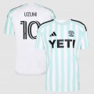 adult & kids Austin Soccer Uniform 10 Myrto Uzuni Jersey 2026 The Rooted White Activewear
