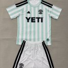 adult & kids Austin Soccer Uniform suit Blank Jersey set 2026 The Rooted White Activewear kit