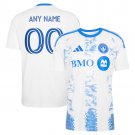 adult unisex Montreal Soccer Uniform 00 Custom name number Jersey 2026 The Procure White Activewear