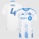 adult unisex Montreal Soccer Uniform 4 VERA Synchuk Jersey 2026 The Procure White Activewear
