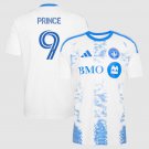 adult unisex Montreal Soccer Uniform 9 Prince Owusu Jersey 2026 The Procure White Activewear