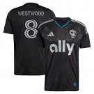 adult & kids Charlotte Soccer Uniform 8 Ashley Westwood Jersey 2025 Fortress Black Activewear