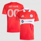 adult unisex Chicago Fire Soccer Uniform 00 Custom name number Jersey 2026 Forever Red Activewear