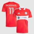 adult unisex Chicago Fire Soccer Uniform 11 Philip Zinckernagel Jersey 2026 Forever Red Activewear